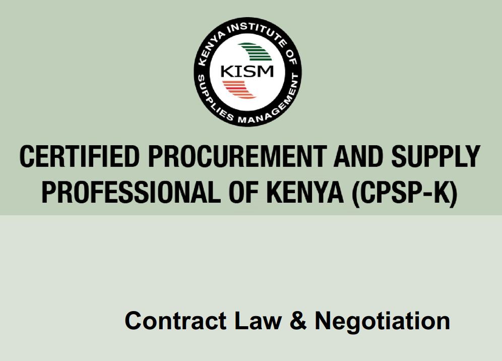 Contract law and negotiation