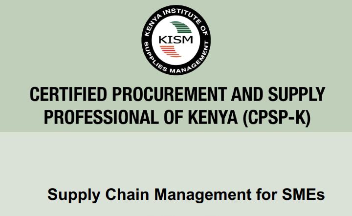 SUPPLY CHAIN MANAGEMENT FOR SMEs
