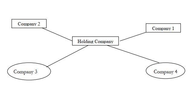 Holding company organisational structure